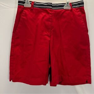 Liz Claiborne Sport Red Bermuda Golf Shorts Size 4 Liz Sport